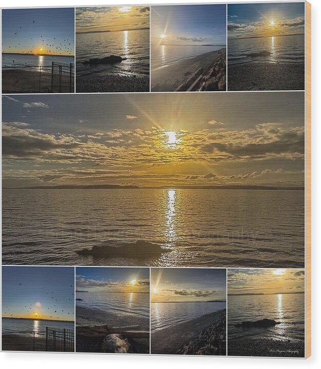 Sunsets 1 - Wood Print