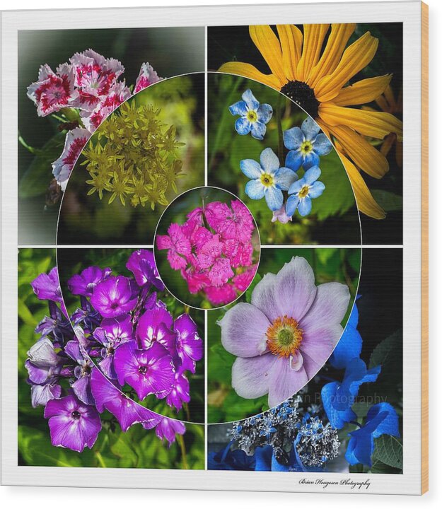 Flowers 2 - Wood Print