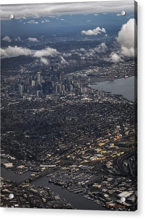 Above seattle - Acrylic Print