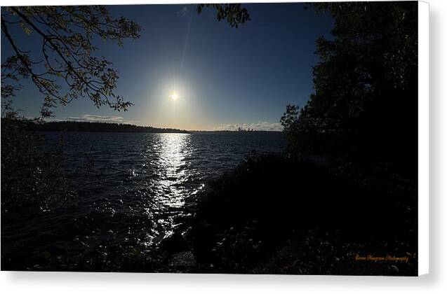 As the sun sets - Canvas Print