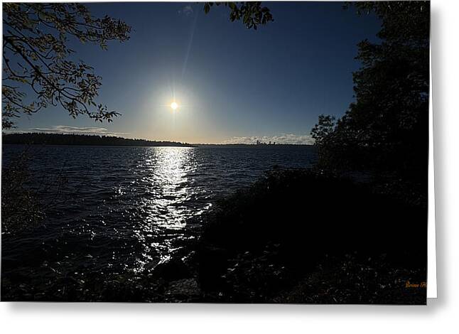 As the sun sets - Greeting Card