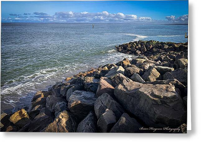 At the coast - Greeting Card