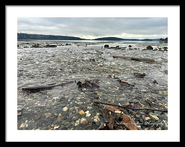 At the sound - Framed Print