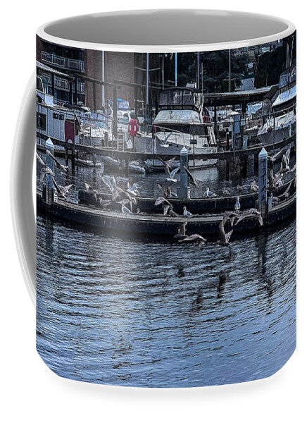 Birds at the Dock - Mug