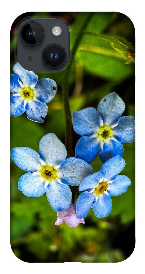 Blue flowers - Phone Case