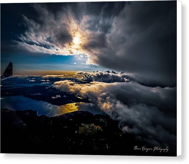 Clouds in the sky - Canvas Print