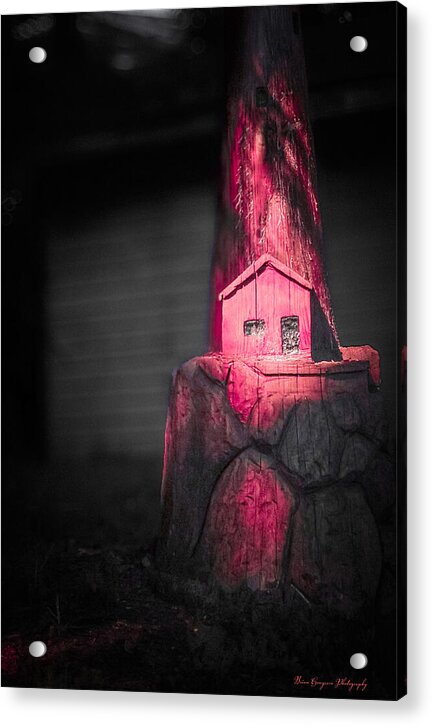 Light house pink - Acrylic Print