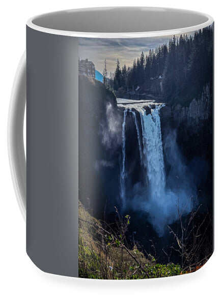 Majestic Waterfall at Dusk - Mug