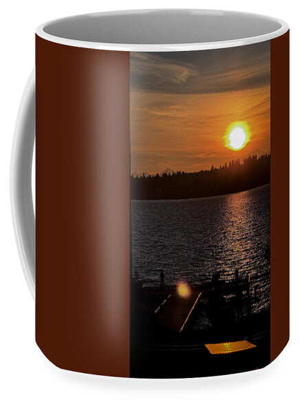 Sunset lake Washington - Mug