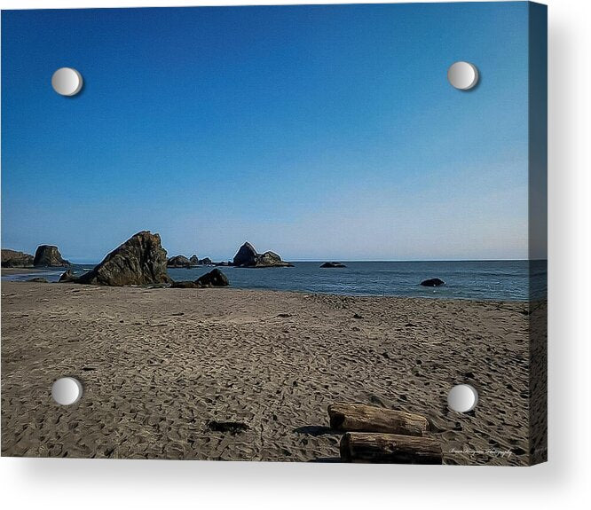 Walk on the beach 1 - Acrylic Print