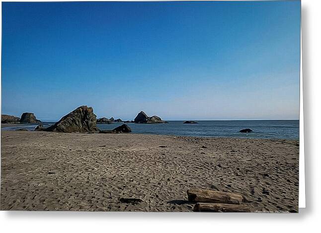 Walk on the beach 1 - Greeting Card