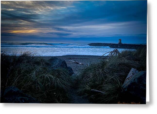 Walk to the beach - Greeting Card