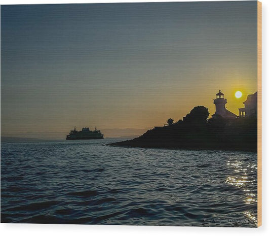 Sunrise  1 - Wood Print