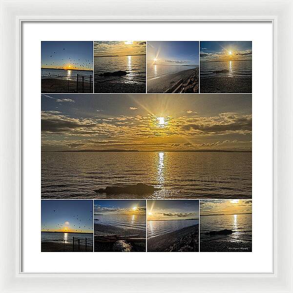 Sunsets  1 - Framed Print