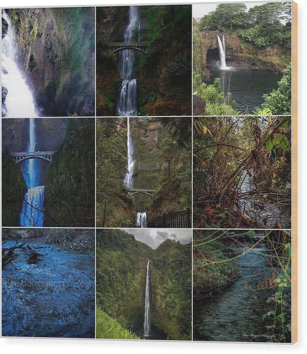 Water  1 - Wood Print