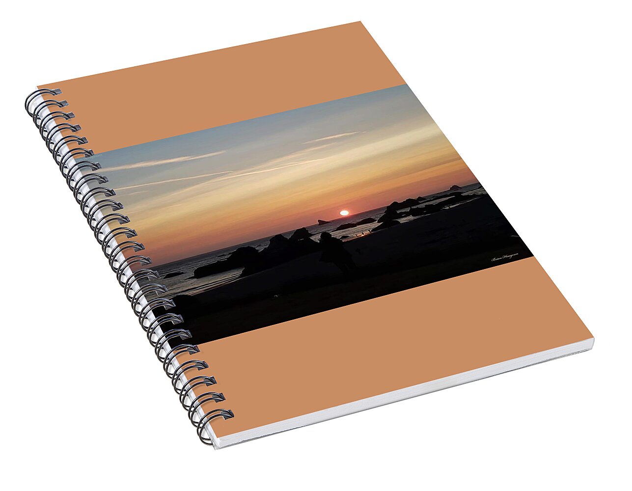 Sunset  5 - Spiral Notebook