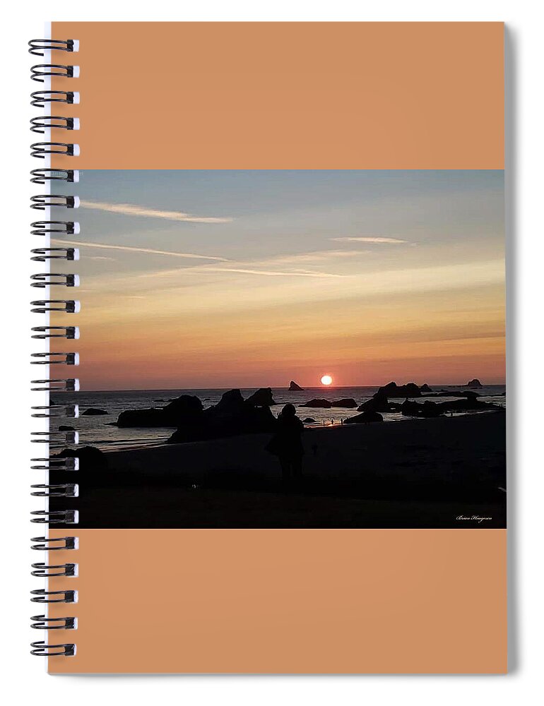 Sunset  5 - Spiral Notebook