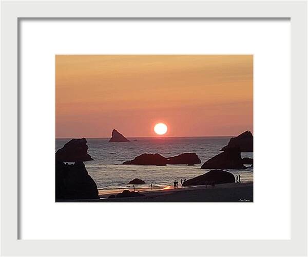 Sunset  6 - Framed Print