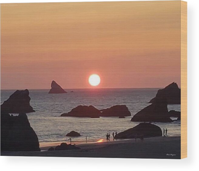 Sunset  6 - Wood Print