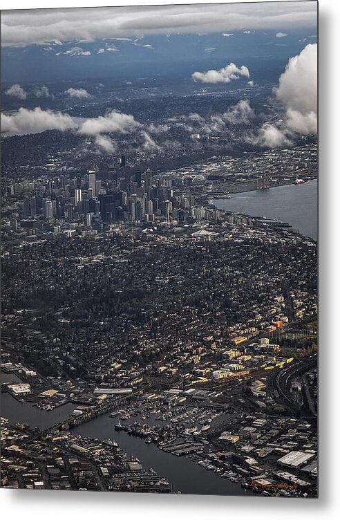 Above seattle - Metal Print
