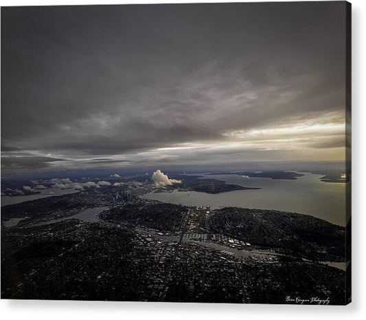 Above the city - Acrylic Print