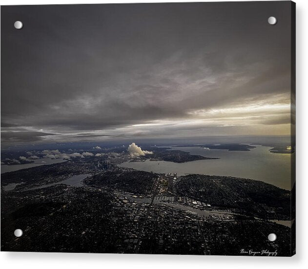 Above the city - Acrylic Print
