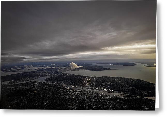 Above the city - Greeting Card
