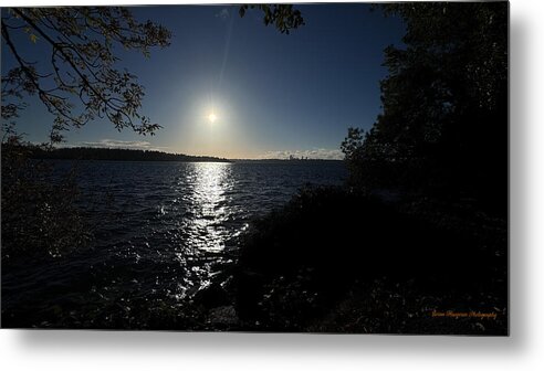 As the sun sets - Metal Print