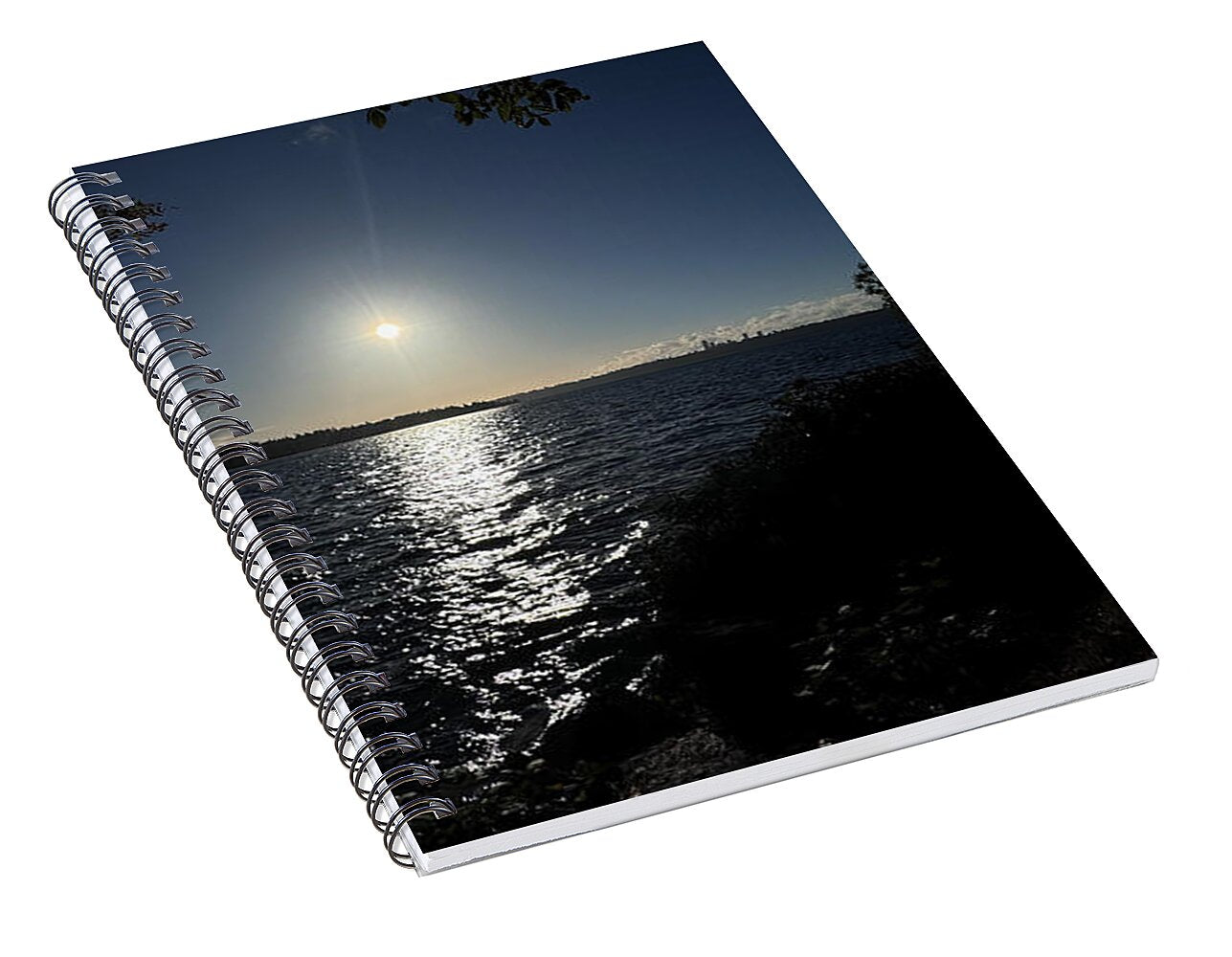 As the sun sets - Spiral Notebook