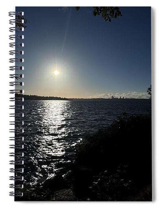 As the sun sets - Spiral Notebook