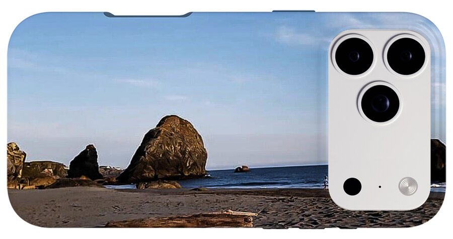 At the beach 4 - Phone Case