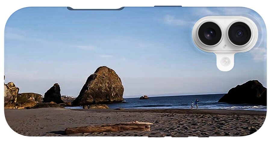 At the beach 4 - Phone Case