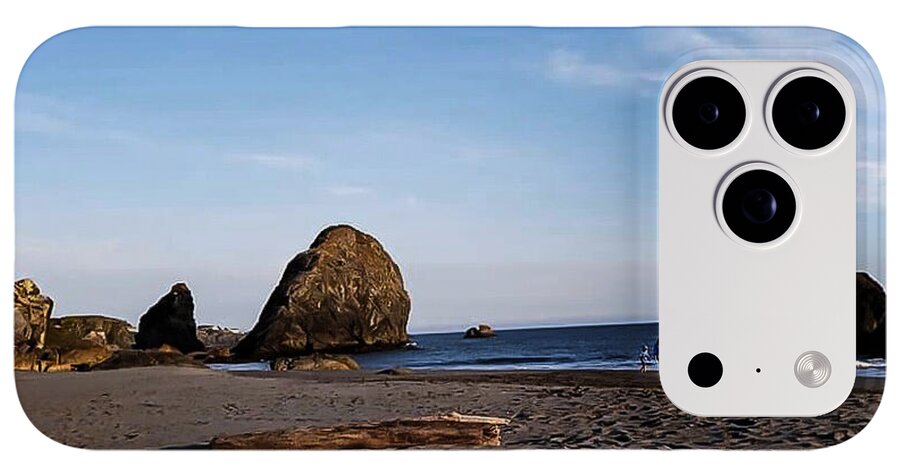 At the beach 4 - Phone Case