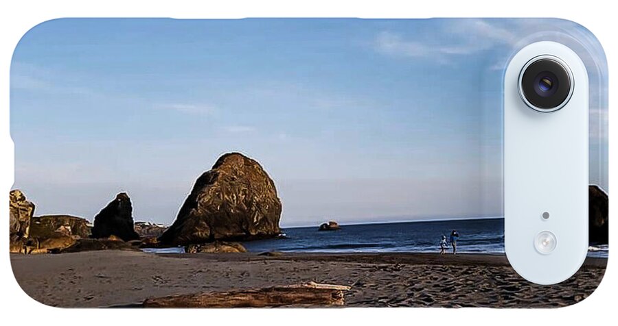 At the beach 4 - Phone Case