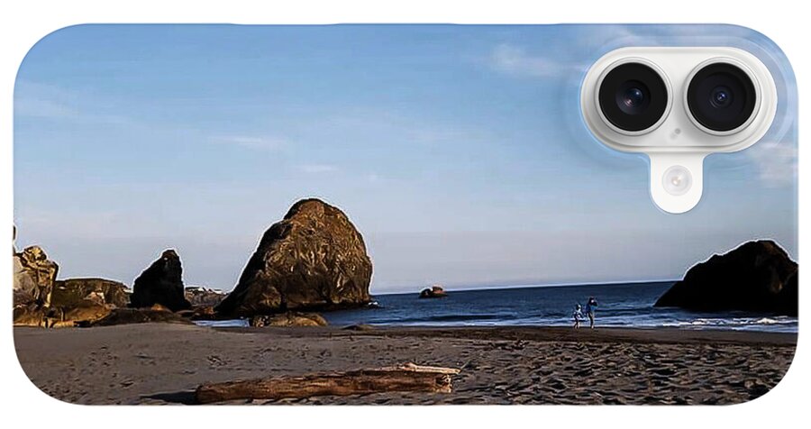 At the beach 4 - Phone Case