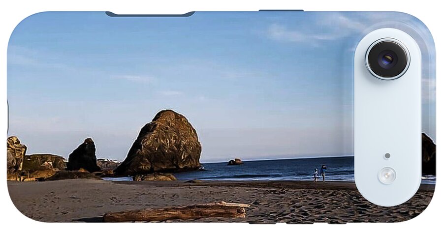 At the beach 4 - Phone Case
