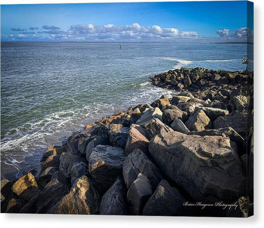 At the coast - Canvas Print