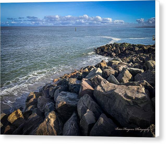 At the coast - Canvas Print