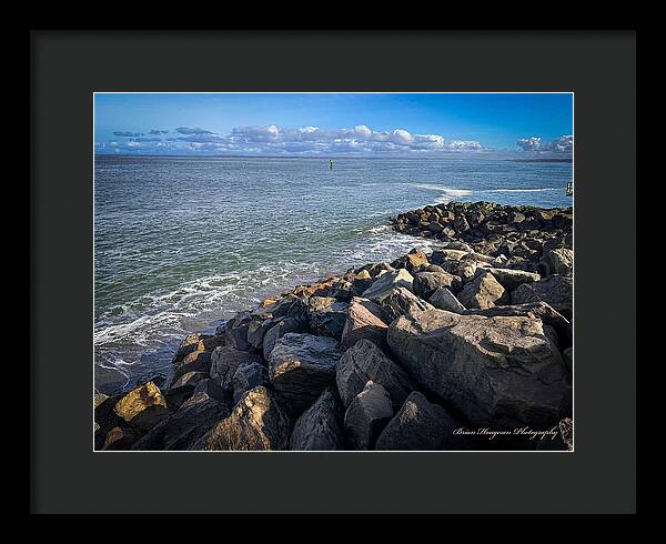 At the coast - Framed Print