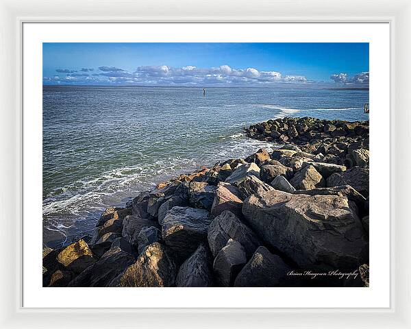 At the coast - Framed Print