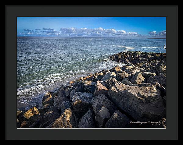 At the coast - Framed Print