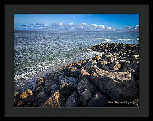 At the coast - Framed Print