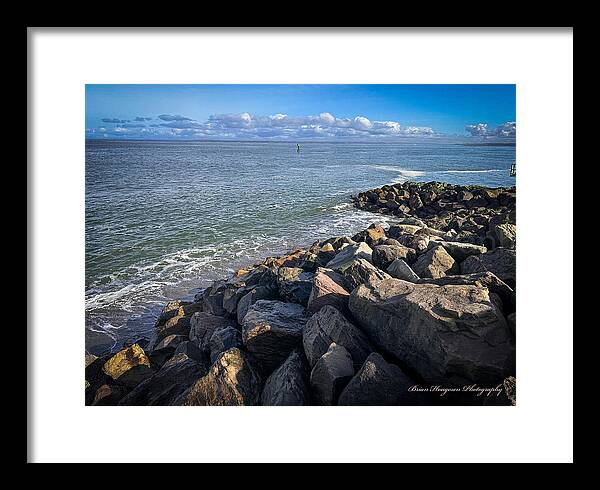 At the coast - Framed Print