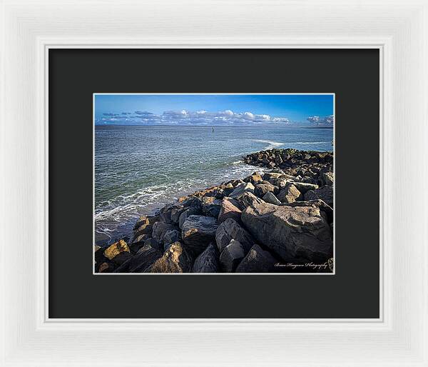 At the coast - Framed Print