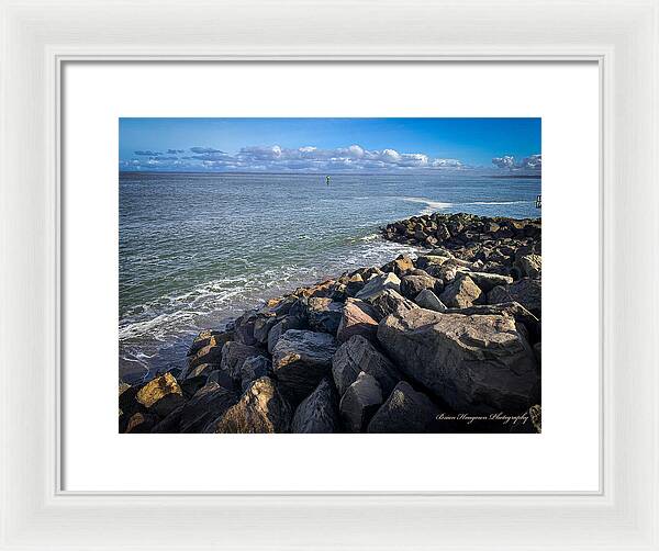 At the coast - Framed Print
