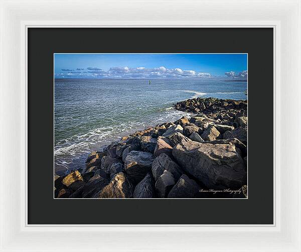 At the coast - Framed Print