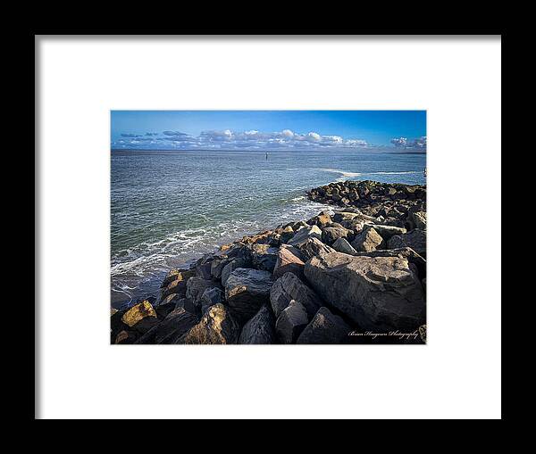 At the coast - Framed Print