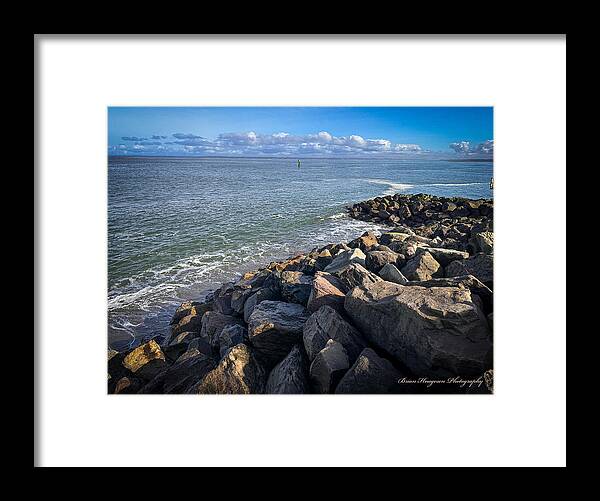 At the coast - Framed Print