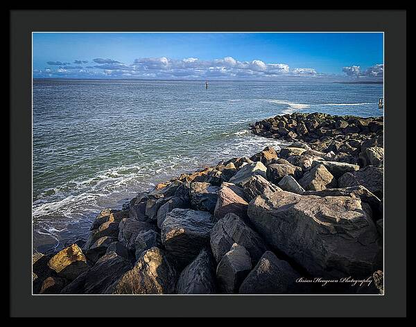 At the coast - Framed Print