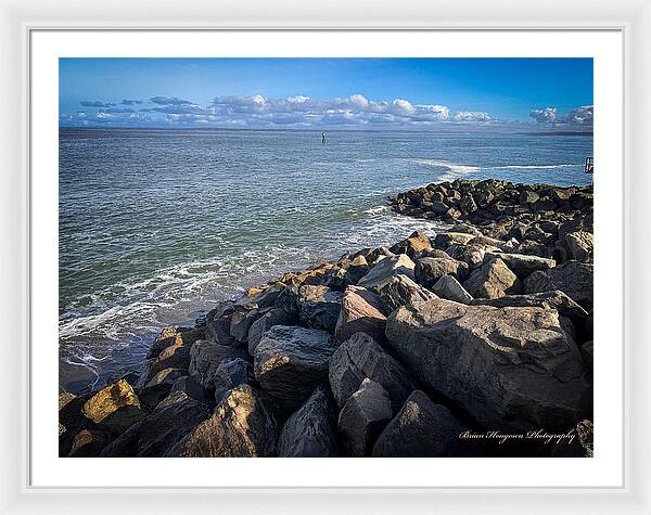 At the coast - Framed Print